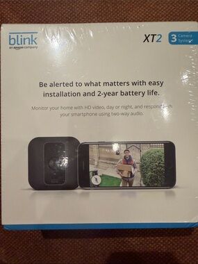 Blink XT2 Wireless Security Camera System - Black (3-Camera Pack)